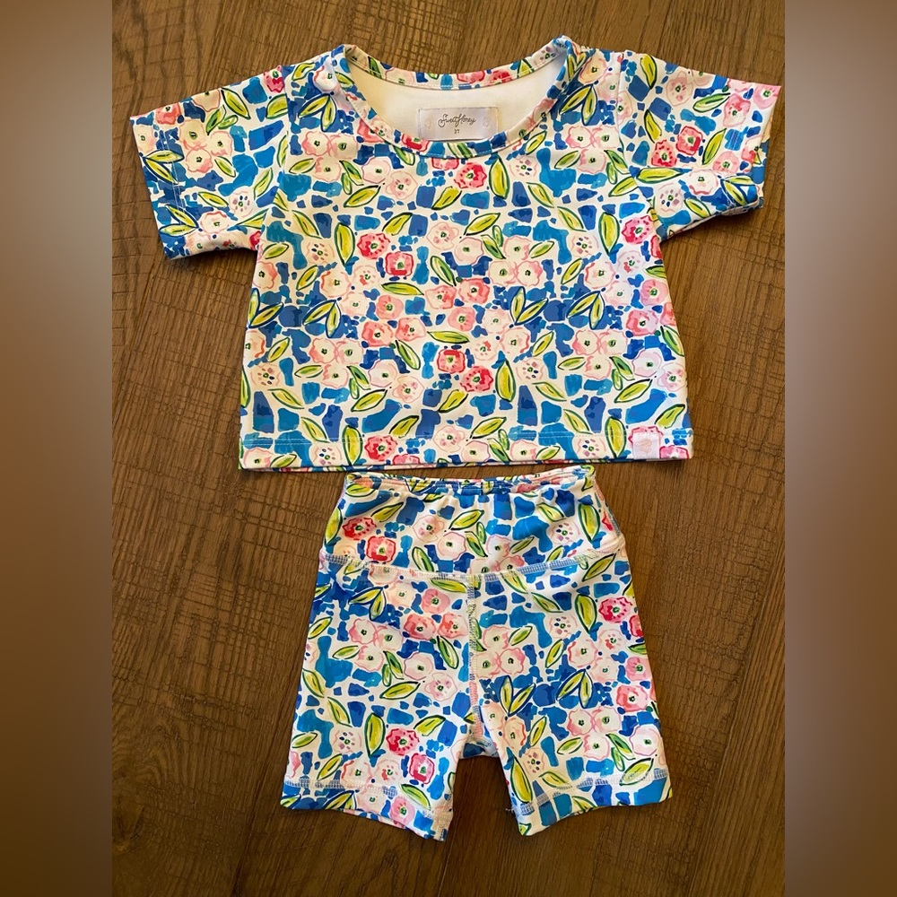 SweetHoney Athletic Shorts Set Toddler